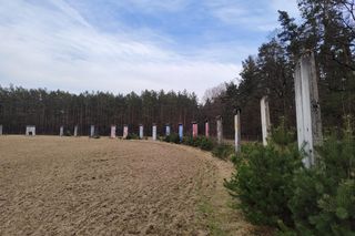 Największa kolekcja muru berlińskiego jest pod Wrocławiem. Na polu ustawiono kilkadziesiąt żelbetowych płyt z NRD