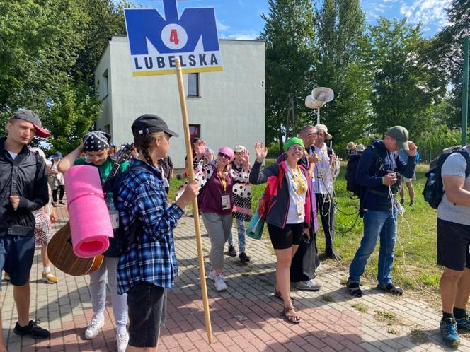 Pielgrzymi z Lublina w drodze na Święty Krzyż