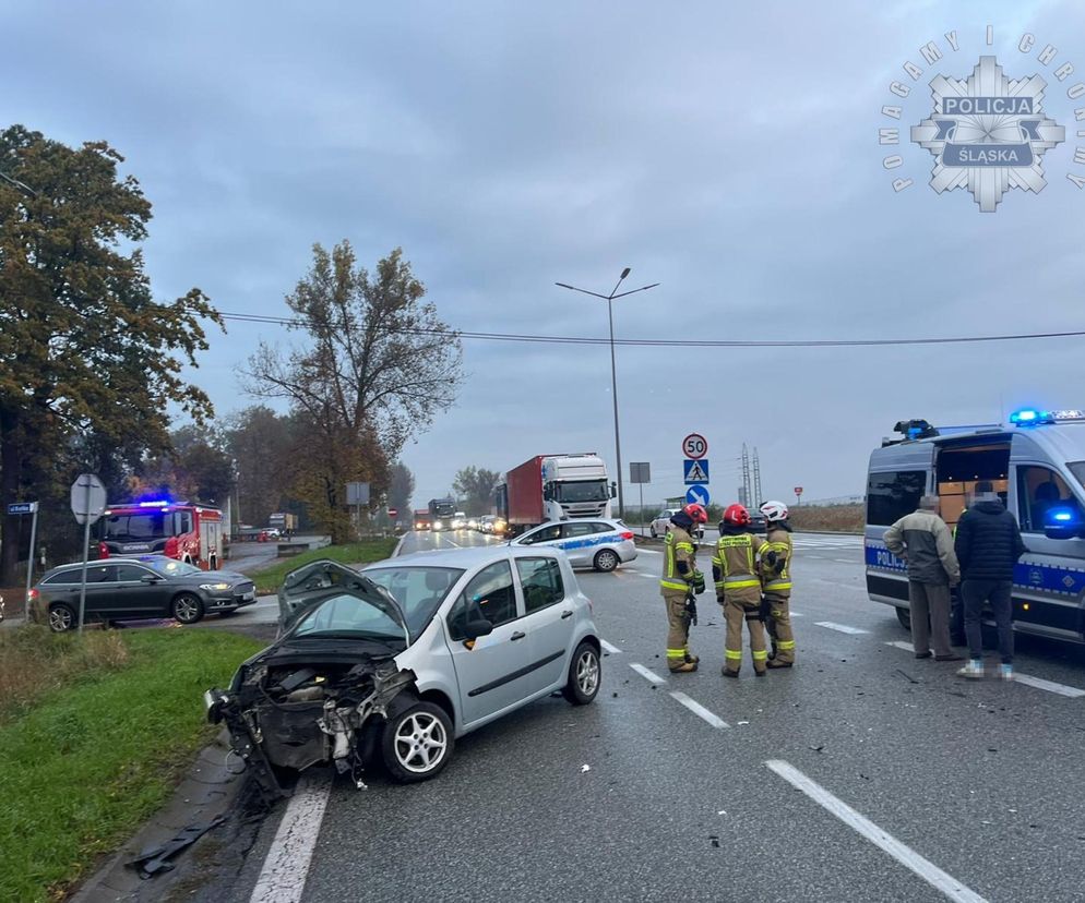 Wypadek w powiecie pszczyńskim