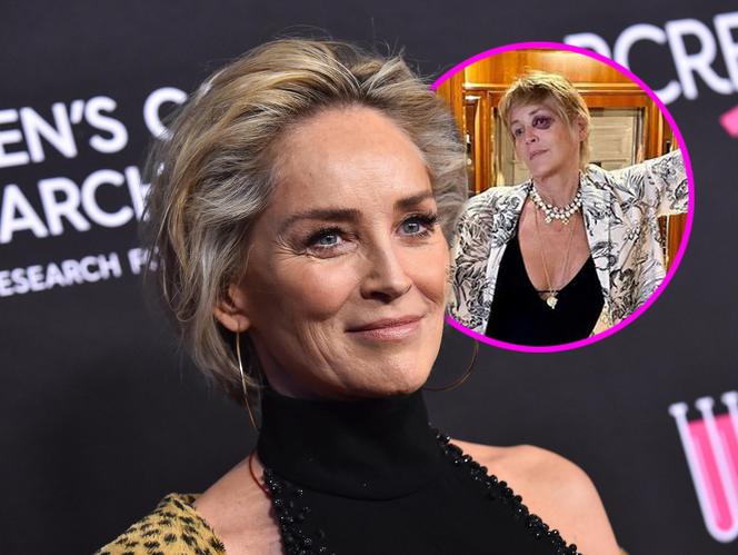 Sharon Stone z podbitym okiem! Tajemnicze zdjęcie wielkiej gwiazdy