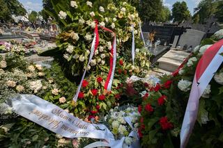 Grób syna Danuty Holeckiej