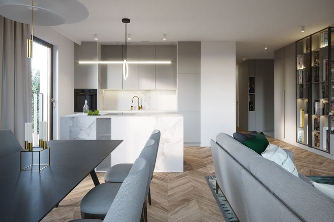 Aranżacja wnętrz: luksusowy apartament. Klasyczna elegancja w nowoczesnym wydaniu