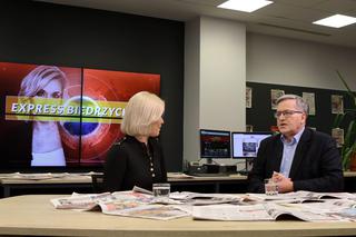 Bronisław Komorowski gościem Expressu Biedrzyckiej