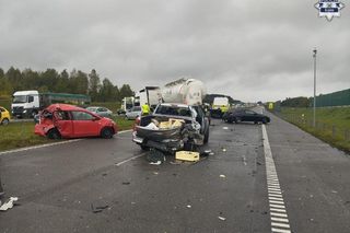 Karambol pięciu aut na A1 pod Częstochową! Są ranni