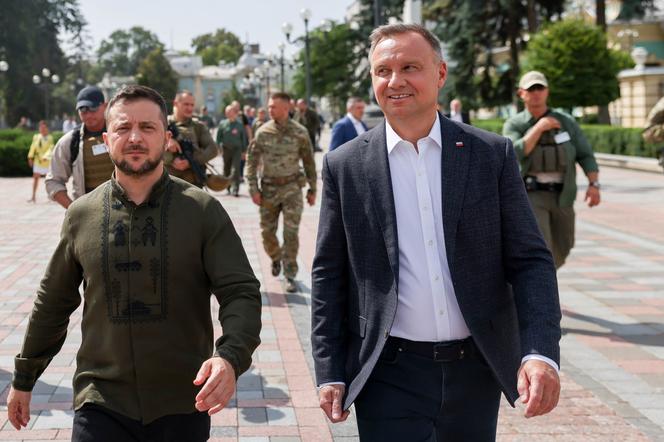 Prezydent Andrzej Duda w Kijowie: Ukraina obroni się i zwycięży. „Polska chce robić tu interesy” 