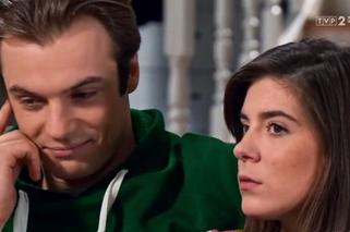 Barwy szczęścia odc. 1893. Paweł (Mateusz Rzeźniczak), Agata (Natalia Zambrzycka)