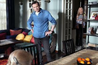 	Barwy szczęścia odc. 3028. Bruno (Lesław Żurek), Karolina (Marta Dąbrowska), Amelia (Stanisława Celińska)