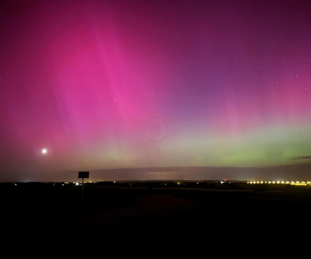 Zorza polarna nad Polską dziś w nocy