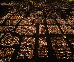 1 listopada na Cmentarzu Łostowickim w Gdańsku. Tak wygląda w dniu Wszystkich Świętych