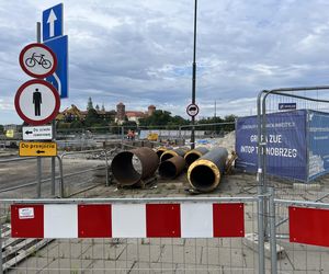 Remont mostu Grunwaldzkiego w Krakowie