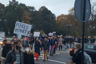 Strajk Kobiet w Białymstoku. Zablokowano rondo Lussy [WIDEO] [AUDIO]