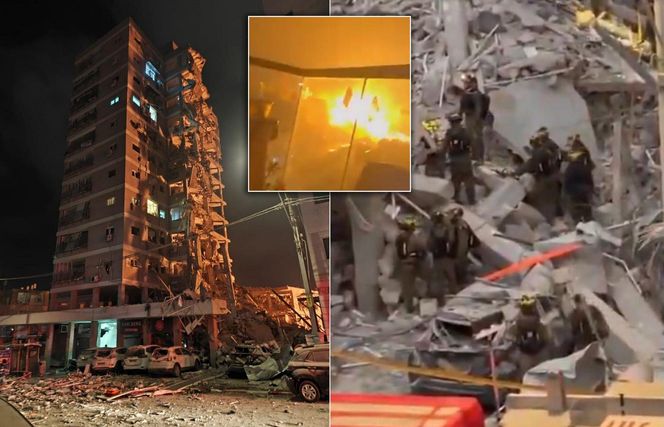 Rakieta trafiła prosto w blok w Izraelu