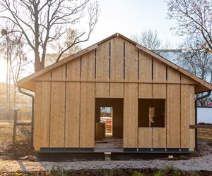 Odbudowa domków fińskich na Polu Mokotowskim