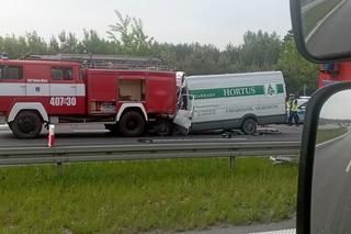 Iveco wjechało w wóz strażacki! Koszmarny wypadek, nie żyją dwie osoby