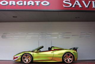 Ferrari 458 Spider Golden Shark