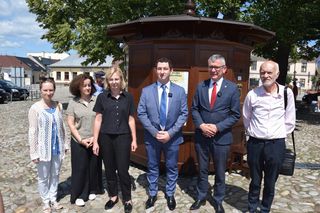 Fotoplastikon na Rynku w Starym Sączu 