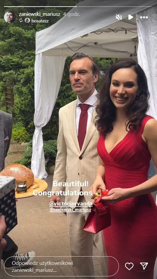 Mariusz Zaniewski z ukochaną