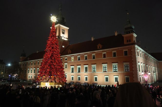 Świąteczna iluminacja w Warszawie 2024