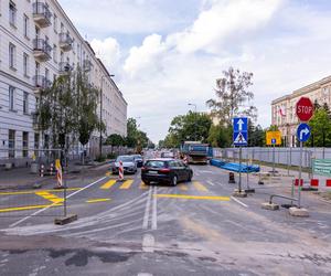 Budowa tramwaju na ul. Rakowieckiej w Warszawie