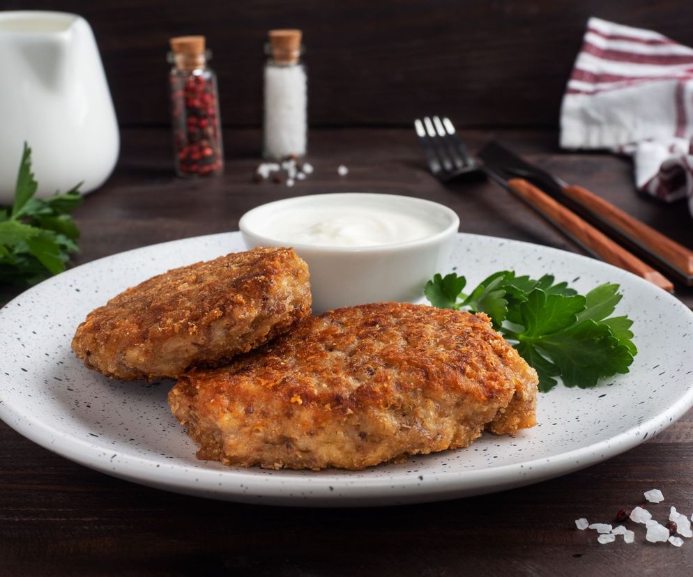 Kotlety mielone z kaszą gryczaną