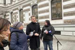 Konferencja w sprawie ofiar pożaru przy Zielonej