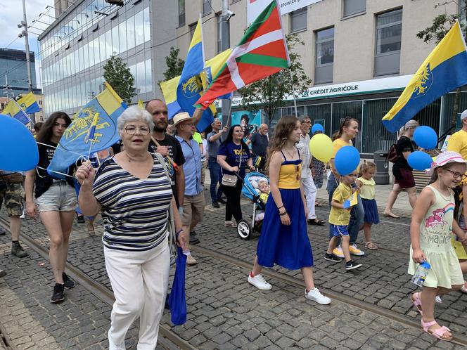 Marsz Autonomii Śląska przeszedł ulicami Katowic. "Hajmatu nie oddomy"