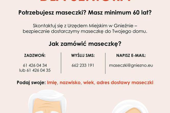Bezpłatne maseczki dla seniorów 