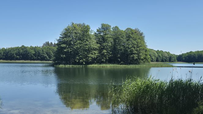 To jedno z największych jezior w Olsztynie. Kusi turystów piaszczystymi plażami