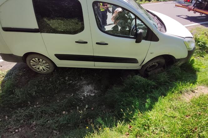 Kolizja spowodowana przez pijanego kierowcę koło Tarnowa
