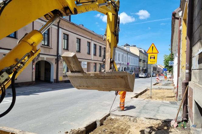 Przebudowy chodników w Kielcach