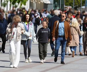 Cieżarna Dominika od Marcina Hakiela zajada się goframi i lodami