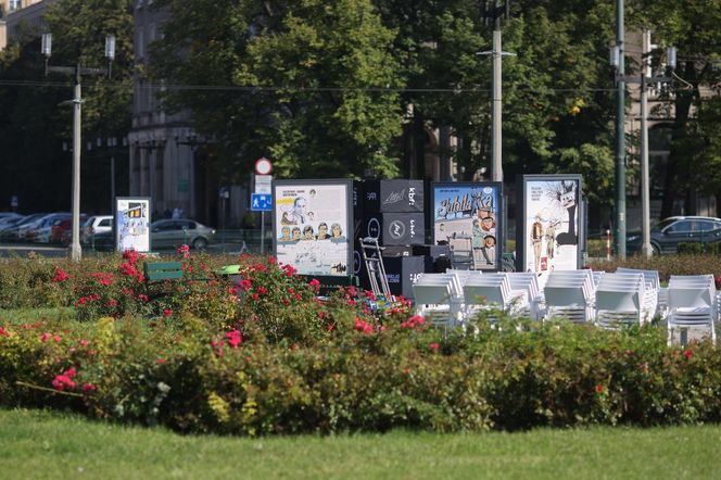 Historia Nowej Huty w komiksie. Otwarcie wystawy na placu Centralnym