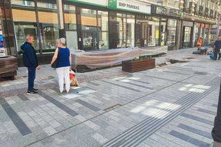 Ulica Dworcowa w Bytomiu nadal rozkopana