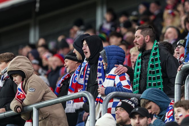 Mecz Górnik Zabrze – Motor Lublin. Zdjęcia kibiców