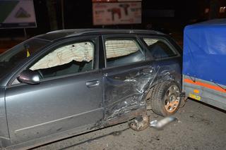 Zderzenie dwóch aut w Krośnie! Jedna osoba poszkodowana [ZDJĘCIA]