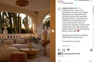 Maja Bohosiewicz pokazała swój hiszpański taras