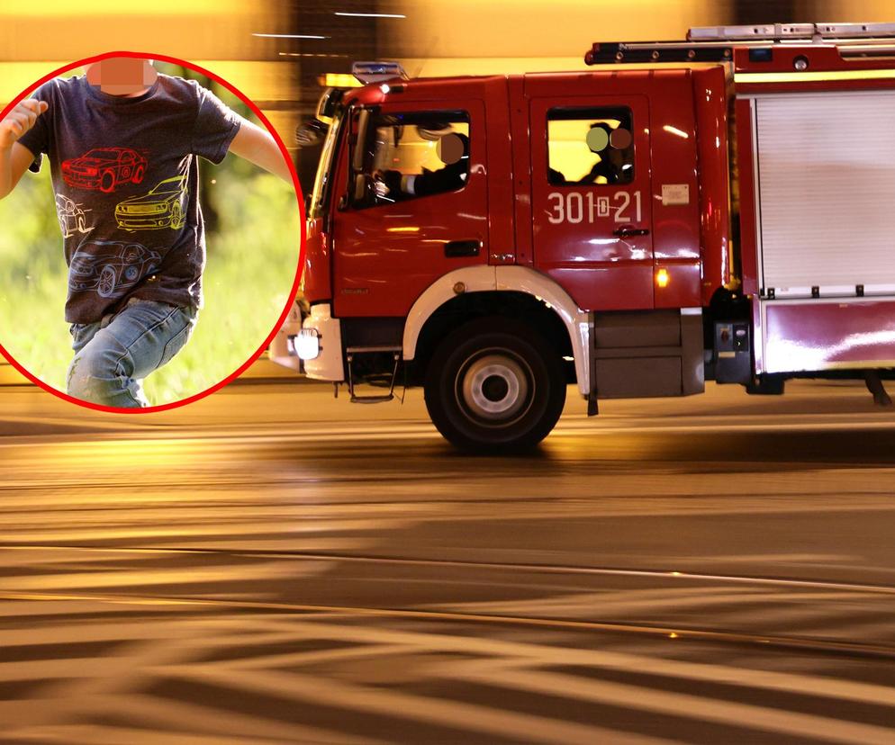 9-latek wpadł pod wóz strażacki! Chwilę wcześniej wysiadł z autobusu