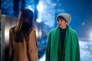 	M jak miłość odc. 1856. Kasia (Paulina Lasota), Aneta (Ilona Janyst)