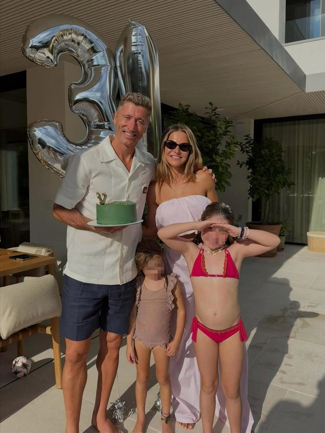 Robert Lewandowski z ojcem Krzysztofem