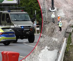 Śmiertelnie niebezpieczne znalezisko na budowie. Wstrzymany ruch pociągów i autobusów