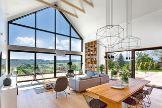 Takie widoki mają właściciele domu w górach