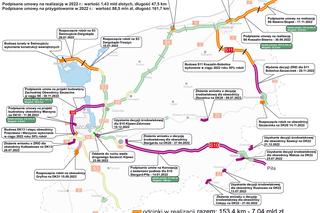 Realizacja i przygotoanie zachodniopomorskich dróg krajowych w roku 2022