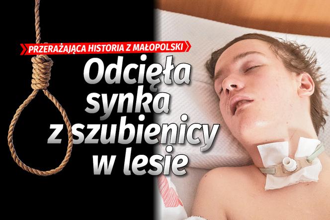 Odcięła synka z szubienicy w lesie