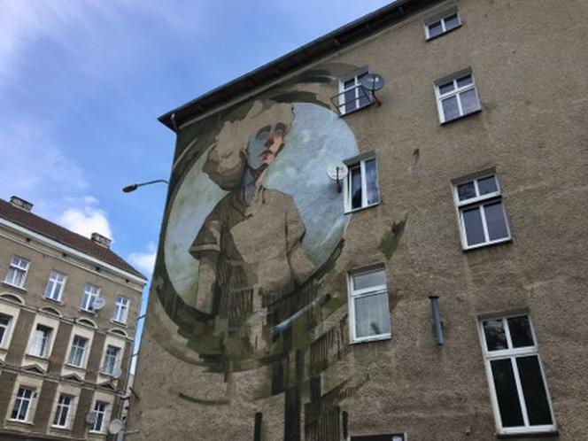 Nowy mural na ul. Kolumba