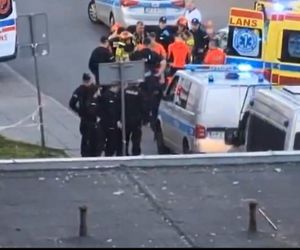 Mężczyzna chodził po dachu szpitala w Warszawie i spadł. Strażacy nie mogli rozłożyć skokochronu