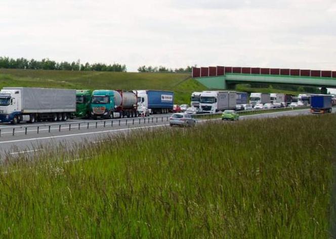 Wypadek na autostradzie A4