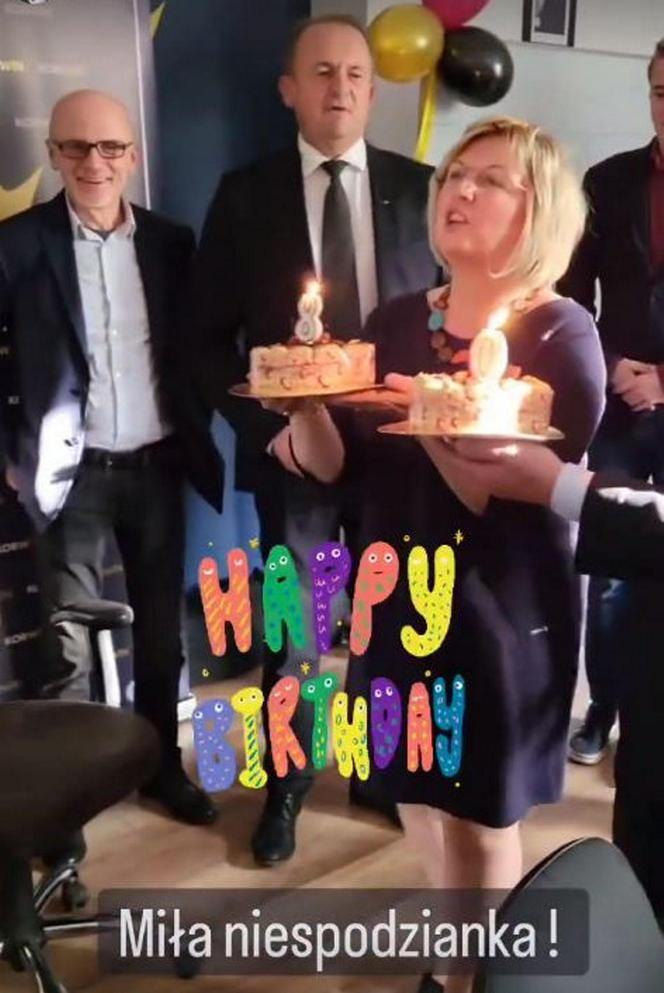 Korwin świętował urodziny z partią