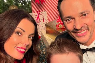 Barwy szczęścia na planie. Kasia (Katarzyna Glinka), Mariusz (Rafał Cieszyński), Ksawery (Bartosz Gruchot)