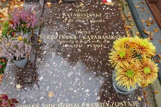  Iwona Śledzińska-Katarasińska. Grób, 2024r.