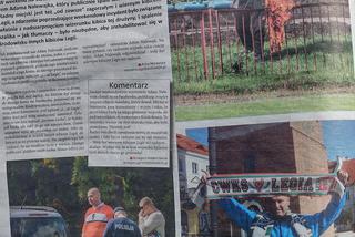 Radny spalił szalik Lecha Poznań i wydał oświadczenie: jestem z siebie dumny